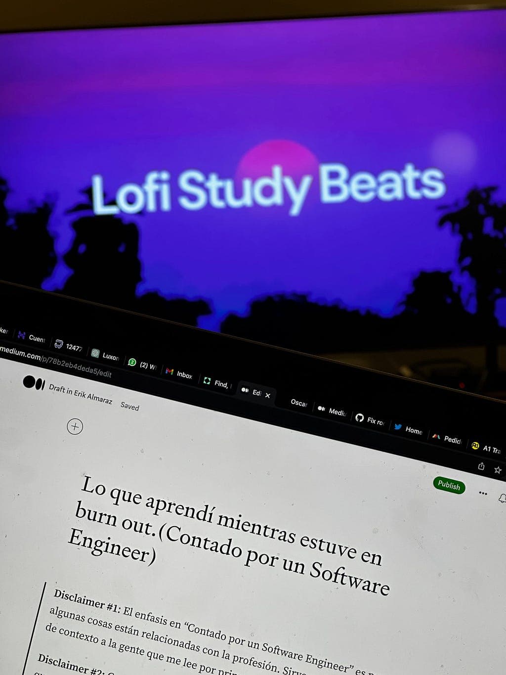 Lo que aprendí mientras estaba en burn out (Contado por un Software Engineer)